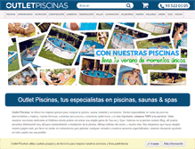 Tablet Screenshot of outlet-piscinas.com